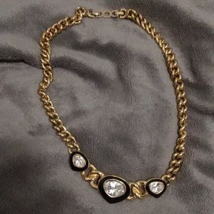 Authentic Vintage Christian Dior & Grosse necklace and earrings